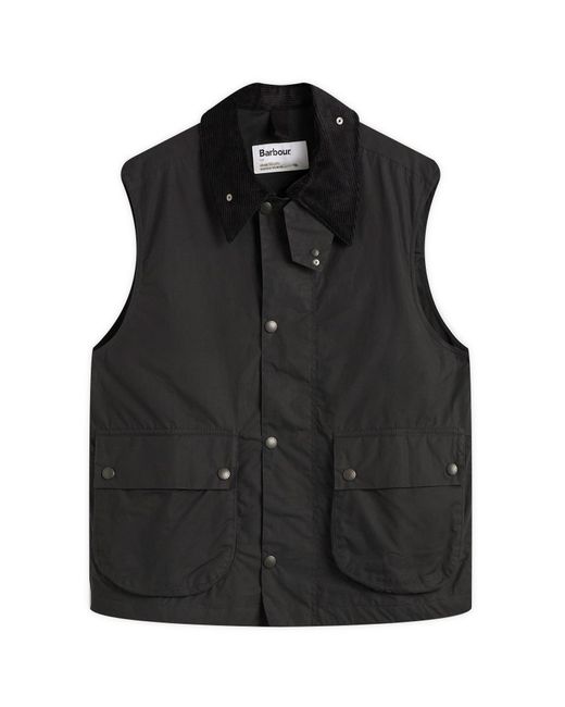 Barbour Black X Margaret Howell Bedale Casual Gilet for men