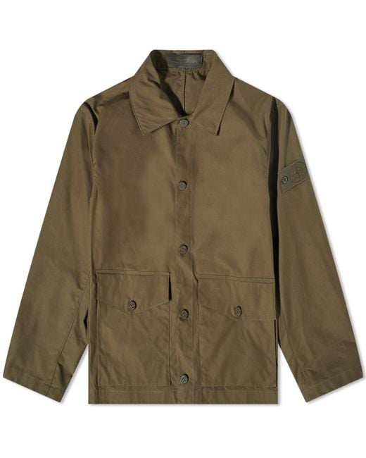 Stone Island Ghost Ventile 2 Pocket Jacket in Green for Men | Lyst