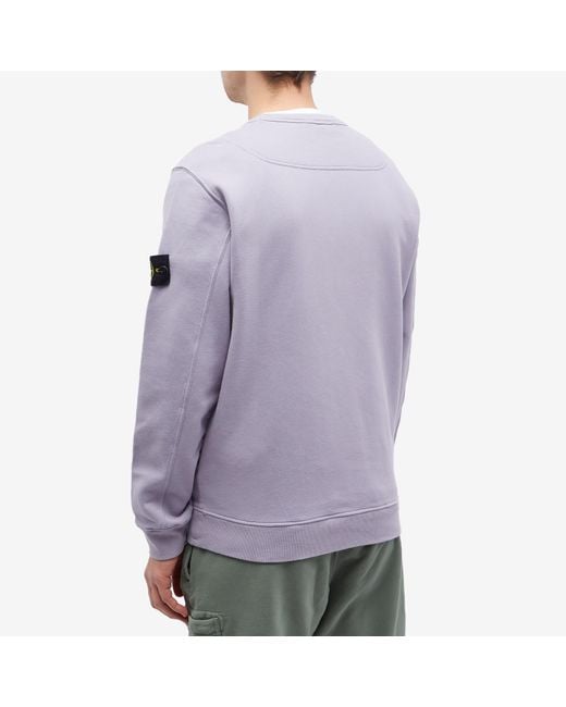 Stone island lavender crew neck cheap