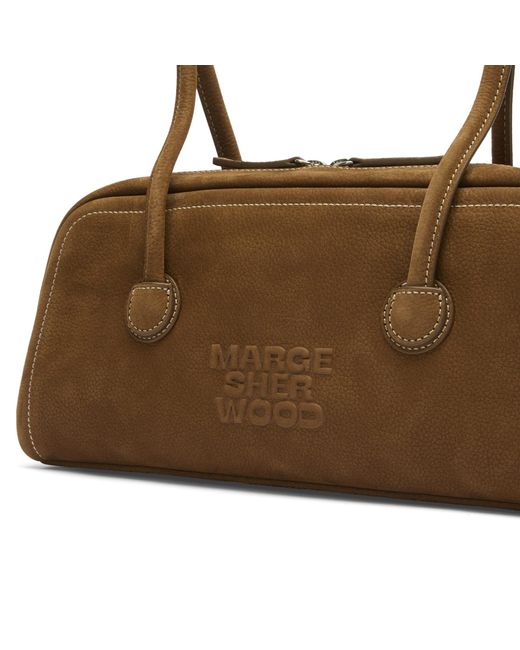 MARGE SHERWOOD Brown Soft Boston Ew Bag