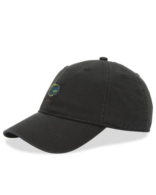 Forét Black Globus Washed Cap for men