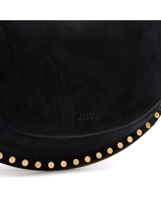 Isabel Marant Black Oskan Moon Shoulder Bag