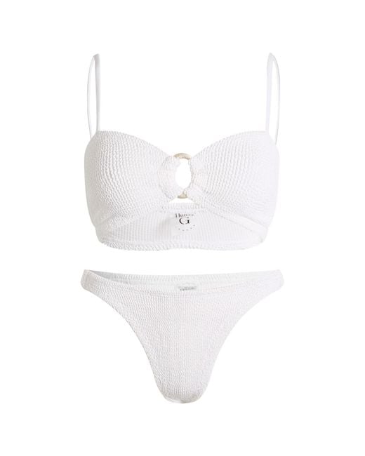 Hunza G White Mistry Bikini