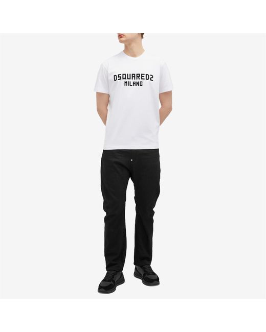 DSquared² Black Icon London Bro Jeans for men