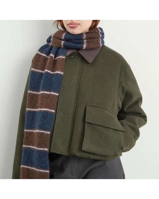 Samsøe & Samsøe Blue Sajeanne Stripe Scarf