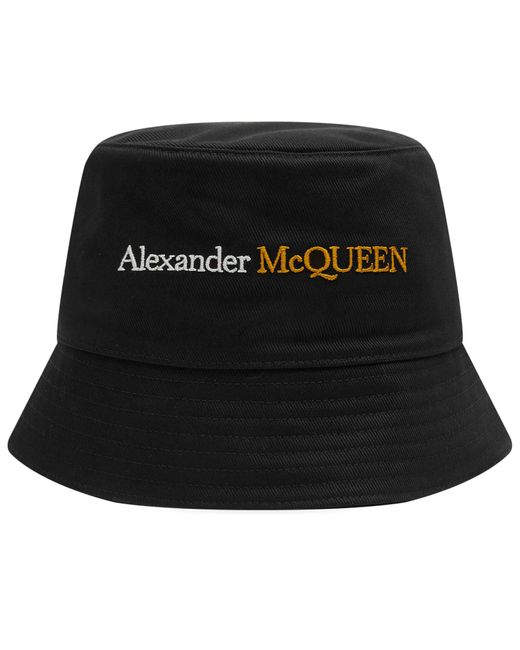 Alexander McQueen Black Classic Hat for men
