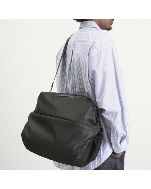 Master Piece Black Cocoon 2-Way Duffel Bag