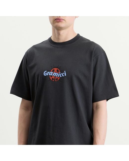 Gramicci Black Ladybug T-Shirt for men