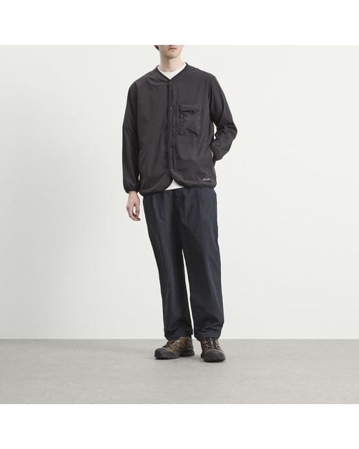 NANGA Blue Nylon Tusser Track Pants for men