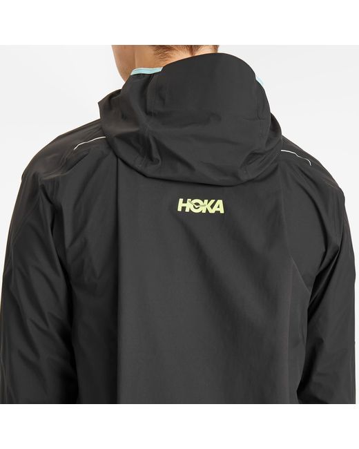Hoka One One M Tecsky Waterproof Jacket in Black for Men | Lyst Canada