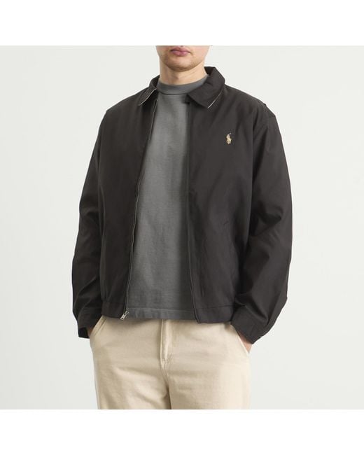 Polo Ralph Lauren Gray Bi-Swing Harrington Jacket for men