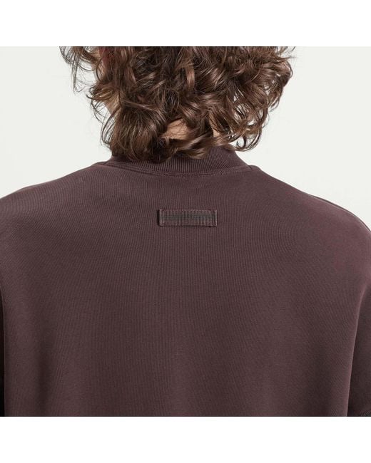 Adidas Brown Eqt Half Zip Top for men