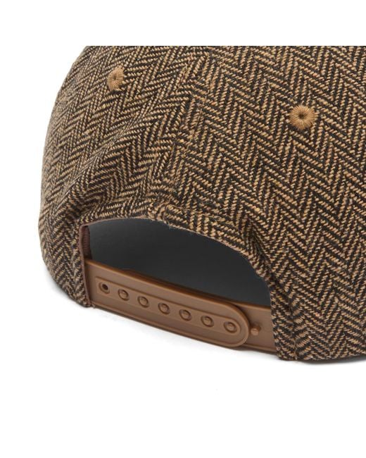 Dime Brown D Full Fit Cap for men