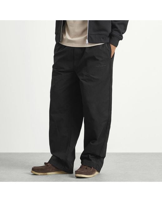 No Problemo Black Mini Problemo Ripstop Work Pant for men