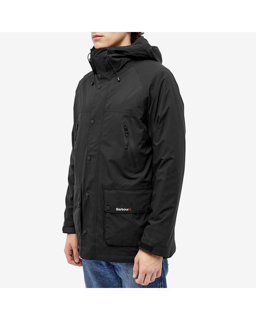 Barbour Black Active Bedale Waterproof Jacket for men