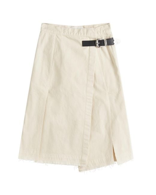Toga Natural Toga Denim Wrap Skirt