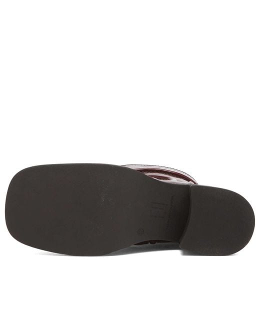 Miista Brown Malene Burgundy Ankle Boot