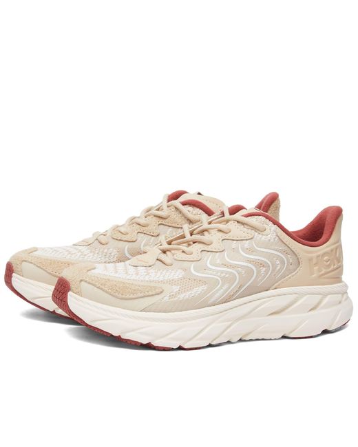 Hoka One One White Clifton Ls Sneakers