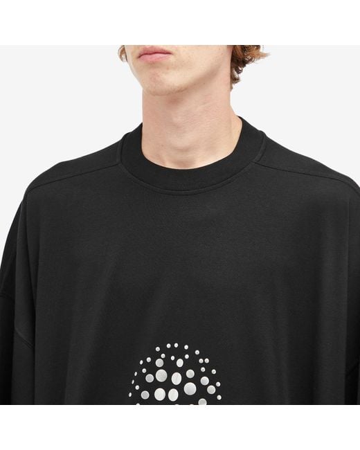 Rick Owens Black Lunar Tommy T-Shirt for men