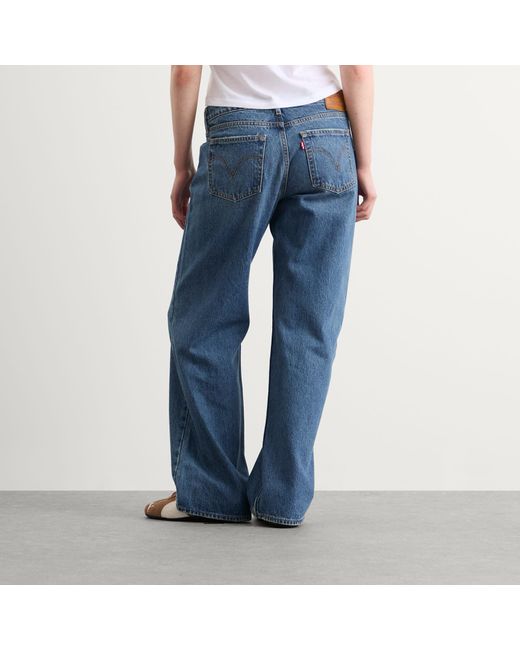 Levi's Blue Low Waisted Loose Jeans