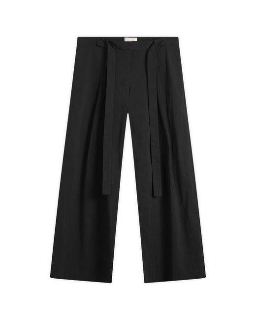St. Agni Black Adjustable Palazzo Pants