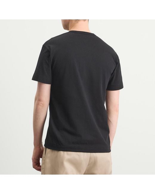 COMME DES GARÇONS PLAY Black Small Heart T-Shirt for men