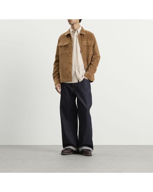 Barbour Brown Cord Overshirt for men