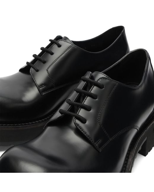 Balenciaga Black Venom Derby Shoe for men