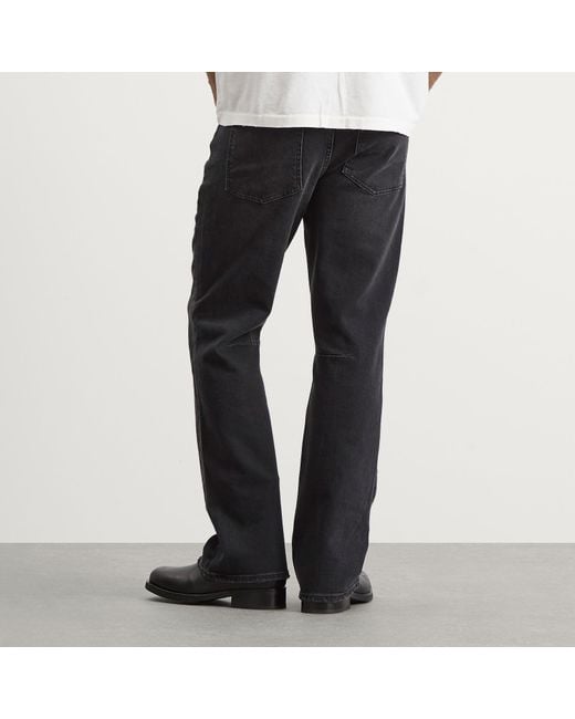 Represent Gray Kick Flare Denim Jeans for men