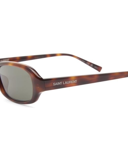 Saint Laurent Metallic Saint Laurent Sl 872 Erin Sunglasses