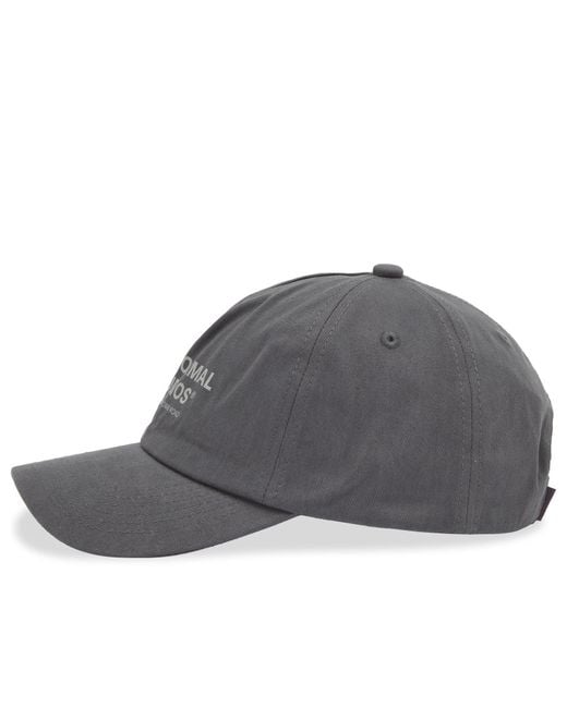 Pas Normal Studios Gray Off-Race Cotton Cap for men