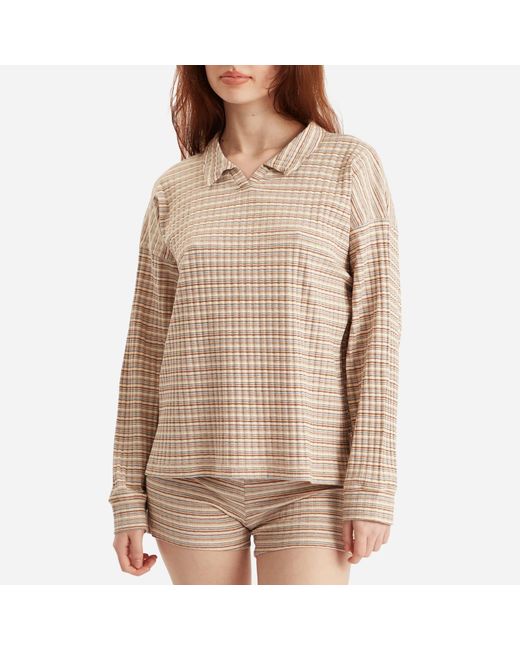 Fruity Booty Brown Lucky Polo Top