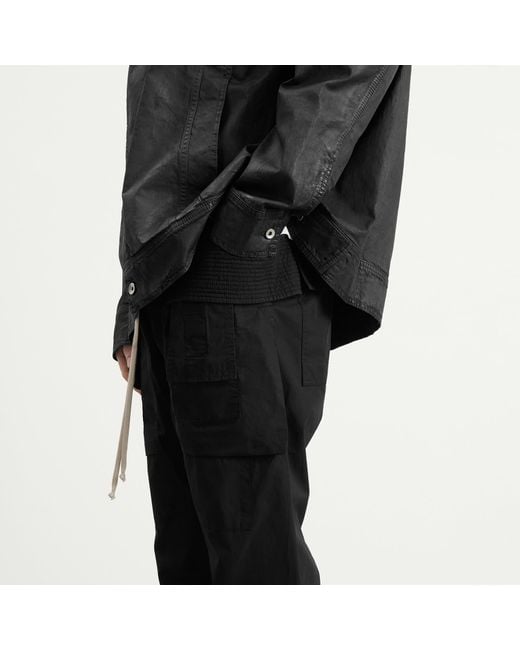 Rick Owens Black Creatch Cargo Drawstring for men