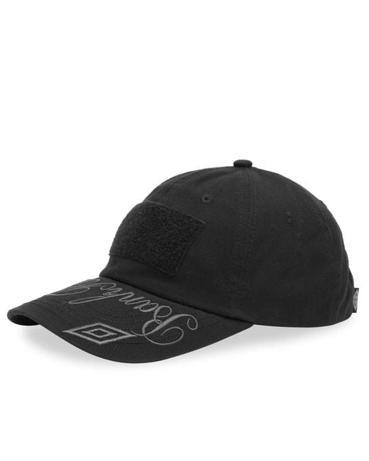 Umbro by Slam Jam Black Hazard Cap for men