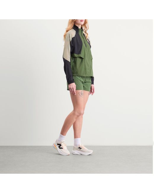 New Balance Green Rc Short 5"