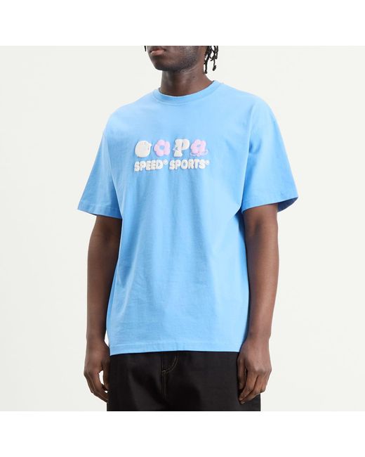 Pawa Speed Sports Blue Multi Monogram T-Shirt for men