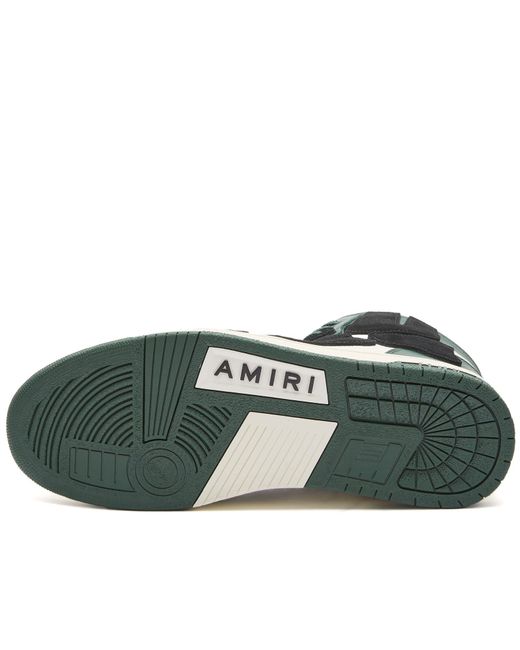 Amiri Green Skel Top High Sneakers for men