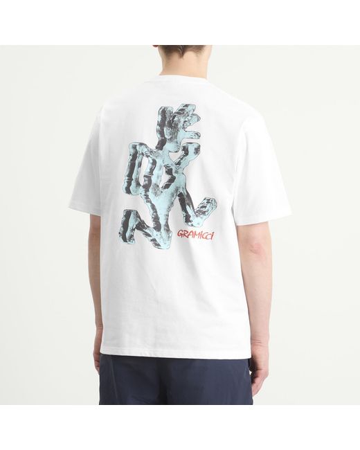 Gramicci White Ice Sculpture T-Shirt for men