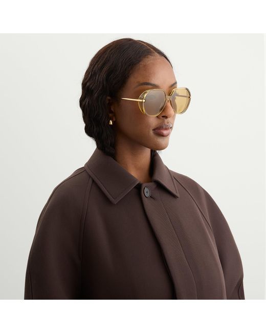 Bottega Veneta Natural Bottega Veneta Bv1436S Drop Sunglasses