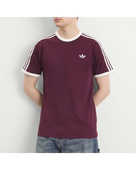 Adidas Purple 3S T-Shirt for men
