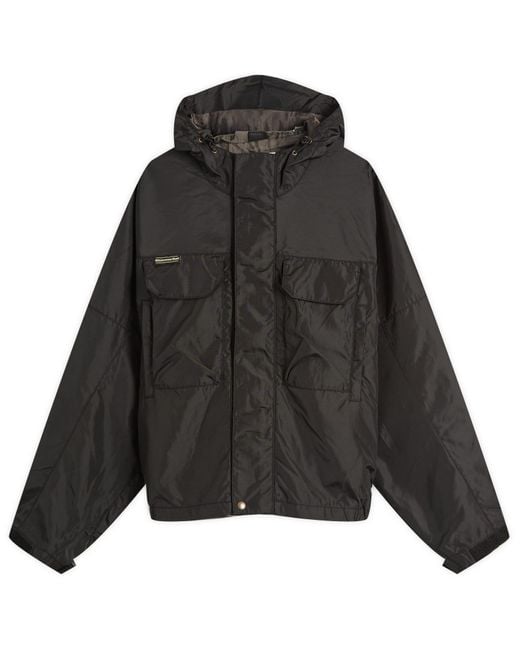Thisisneverthat Black Sp Logo Wading Jacket for men