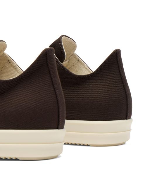Rick Owens Brown Low Sneaks for men