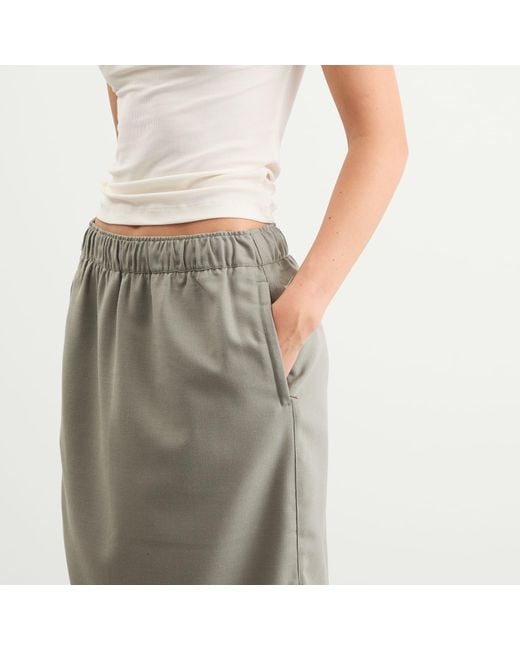 Nike Gray Wool Classics Skirt
