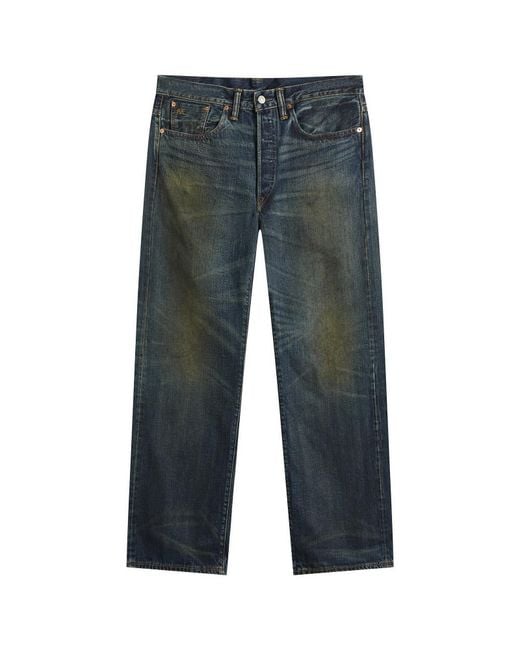 RRL Blue Vintage Fit East West Selvedge Denim Jeans for men