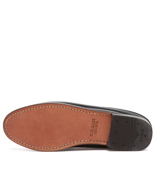 G.H.BASS Black Penny Mule Loafer