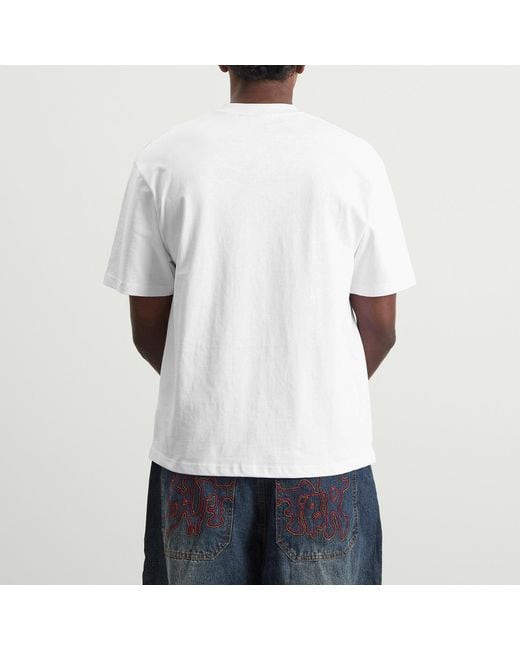 Butter Goods White Newcomer T-Shirt for men