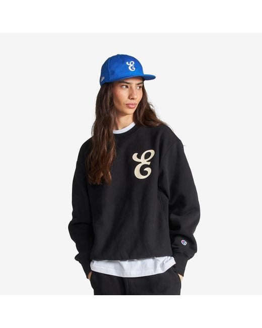 E by END. Blue New Era 9Fifty Retro Crown