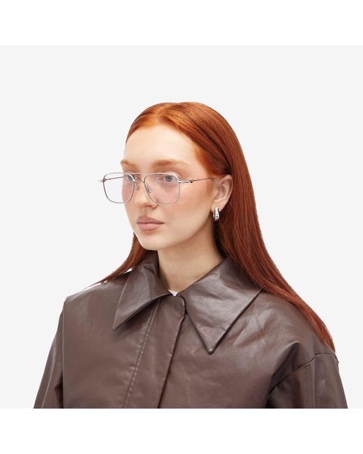 Gentle Monster White Met Sunglasses