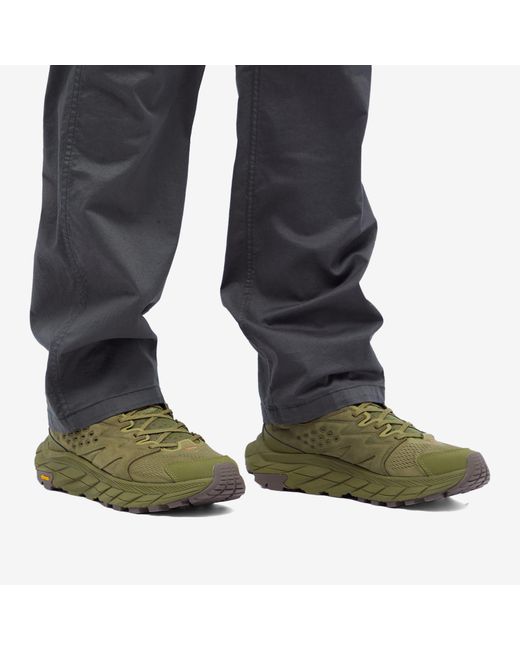 Hoka One One Green Anacapa Breeze Mid Sneakers for men