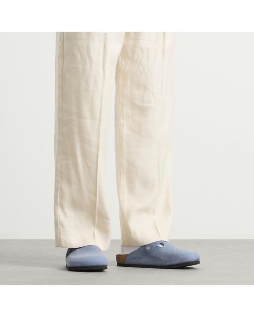 Birkenstock Blue Boston Clog for men